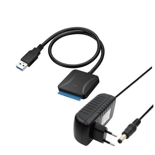 NUOBESTY Festplattenadapter mit Uasp Technologie für Schnelle Datenübertragung Hohe Kompatibilität für SSD bis Stromversorgung für Stabile von NUOBESTY