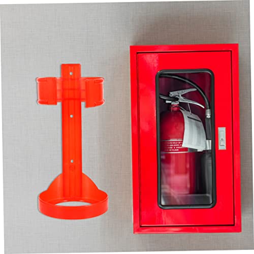 NUOBESTY Feuerlöscher Wandhalterung Roter Kunststoff Halter mit Schrauben Stabile Halterung für Zuhause Auto Büro Einfache Montage Kompatibel Tragbar und Langlebig von NUOBESTY