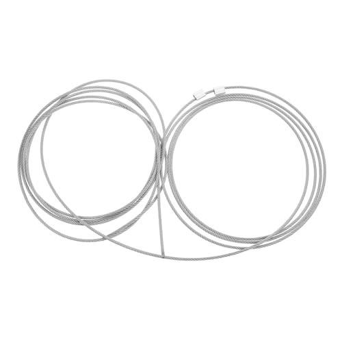 NUOBESTY Garage Door Steel Cable Robustes Drahtseil für Garagentor Höhenverstellbar Vielseitig Einsetzbar für Garagentore und Hebemechanismen Langlebig und Zuverlässig von NUOBESTY