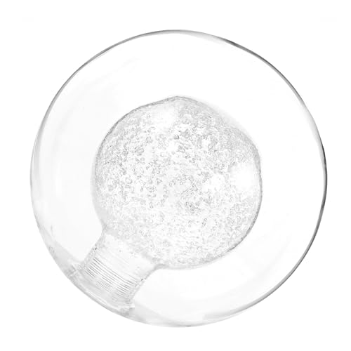 NUOBESTY Glaskugel Lampenschirm Gewinde Poliertes Glas Ersatz für Wandlampen Nachttischleuchten Dekorative Lampenschirm Ersatzteile Sicher und Einfach zu Montieren von NUOBESTY