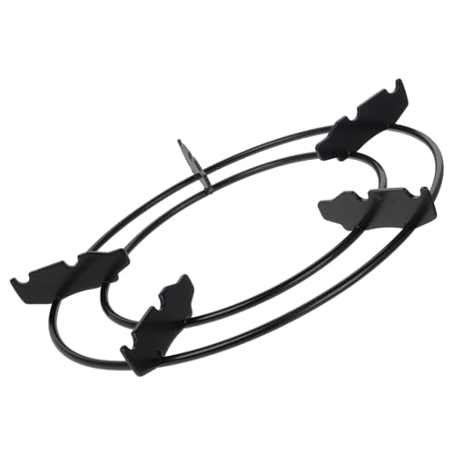 NUOBESTY Gusseisen Wok Ring für Gasherd Robuster Wok Stützring Rutschfeste Halterung Stabiler Topfständer Installieren für Sicheres mit Pfannen und Töpfen Langlebiges Material von NUOBESTY