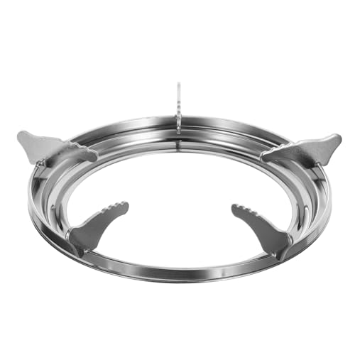 NUOBESTY Gusseisen Wokhalter Für Gasherde Halterung Für Küchenherd Brennergestell Für Kochgeräte Wok-untersetzter Aus Gusseisen Herdhalter Aus Mit Wasserschale Für Wok-unterstützung von NUOBESTY
