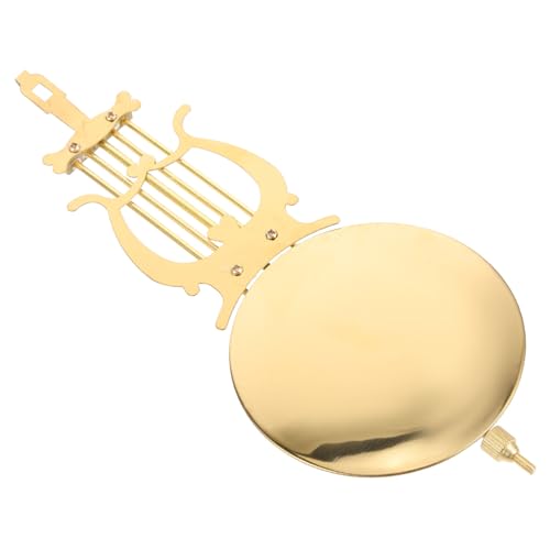 NUOBESTY Hängende Pendeluhr Wanduhr Mechanismen Uhren Dekorative Moderne Große Uhrzeiger Ersatzuhr Pendel Bob Retro Welle DIY Vintage Uhr Goldenes Metall von NUOBESTY
