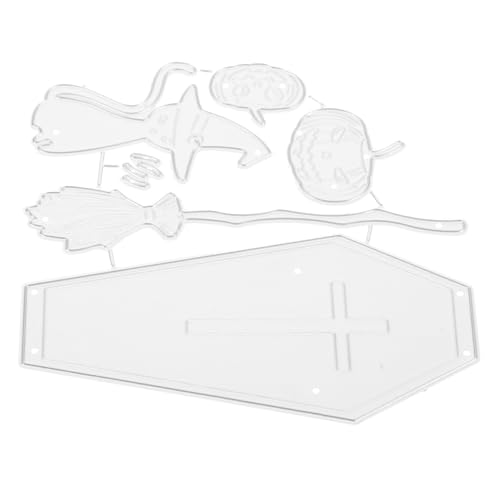 NUOBESTY Halloween DIY Stanzschablone aus Hochwertigem Kohlenstoffstahl Langlebig und Bruchsicher für Scrapbooking Papierbasteln Kürbis Kreuz für Kreative Bastelprojekte und von NUOBESTY