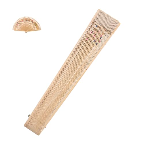 NUOBESTY Handfächer Holz Faltbar Handheld Fan mit Doppelseitiger Blumenmalerei Retro Spanischer Stil für Frauen Vintage Klappbarer Fächer für Hochzeit Party Cosplay Dekoration NUOBESTY Handfächer Holz Faltbar Handheld Fan mit Doppelseitiger Blumenmalerei Retro Spanischer Stil für Frauen Vintage Klappbarer Fächer für Hochzeit Party Cosplay Dekoration von NUOBESTY