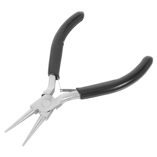 NUOBESTY Handgefertigte Schmuckzange Kleine Rundzange aus Stahl mit Präziser Spitze und Ergonomischem Griff für Schmuckherstellung Drahtwickeln Perlenarbeiten Geeignet von NUOBESTY