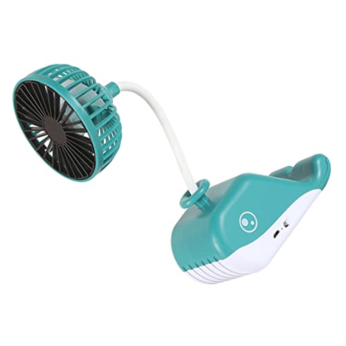 NUOBESTY Handy-halterung Lüfter Usb Tischventilator Kühlung Kraftvoll Faltbarer Usb-lüfter Für Praktischer Fan Desktop-usb-lüfter Handyhalter-fan Smartphone Standventilator Grün Stk von NUOBESTY