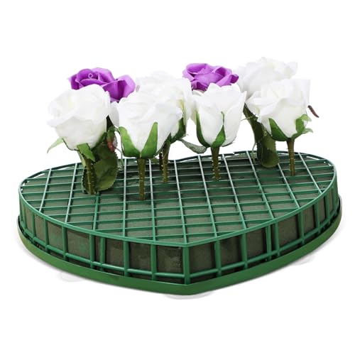 NUOBESTY Hochwertiger Grüner Blumensteckschaum mit Saugnapf Großes DIY Blumenschwamm Herz für Hochzeit Autodekoration Wasserabsorbierender Steckmoos Schaum für Kreative Blumenarrangements NUOBESTY Hochwertiger Grüner Blumensteckschaum mit Saugnapf Großes DIY Blumenschwamm Herz für Hochzeit Autodekoration Wasserabsorbierender Steckmoos Schaum für Kreative Blumenarrangements von NUOBESTY