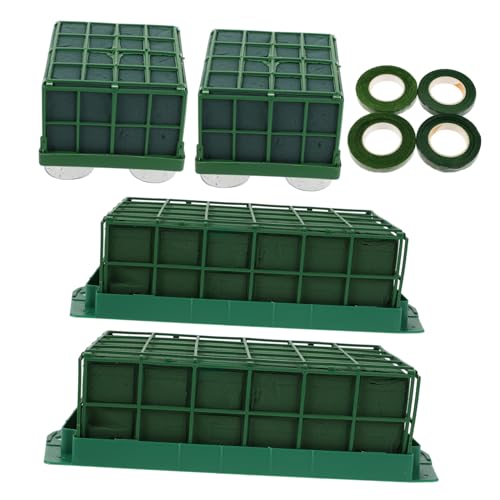 NUOBESTY Hochzeitsblumen Dekorationsständer Gartenblumenschaum Künstlicher Anordnungschaum Rechteckiger nasse Schaum Bastelschaum für Blumen Pflanzenschaumblöcke Blumenschlamm Plastik Grün von NUOBESTY