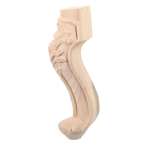 NUOBESTY Holz Möbelbeine Ersatzmöbelbeine Europäische Möbelfüße für Stühle Sofas und Schränke Langlebig Gummiholz Einfache Installation Elegantes Design für Stilvolle Einrichtung von NUOBESTY