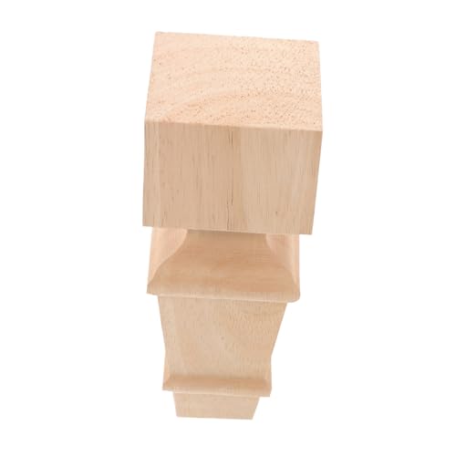 NUOBESTY Holz Möbelbeine für Sofas und Schränke Dekorative Möbelbeine Massivem Holz Einfache Montage für Wohnzimmer Schlafzimmer und Büromöbel von NUOBESTY