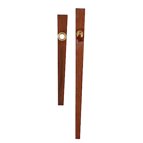 NUOBESTY Selbstgemacht Holz Uhrzeiger Satz für Wanduhr Langlebige Uhrzeiger Teile Einfaches Design Uhrwerk Zubehör Kompatibel mit Selbstgemacht Wanduhren von NUOBESTY