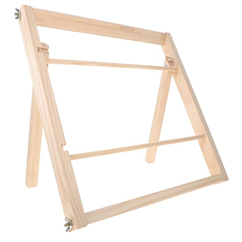 NUOBESTY Holzbandhalter Organizer für Bastelräume Stabiler Nähgarnständer zur Aufbewahrung von Bändern und Geschenkpapier Einfach zu Montieren und Stilvolles Design für Zuhause und von NUOBESTY