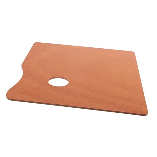 NUOBESTY Holzfarbpalette Mit Daumenloch Quadratische Farbwanne Für Malen Und Zeichnen Geeignet Für Ölfarben Acrylfarben Und Wasserfarben von NUOBESTY