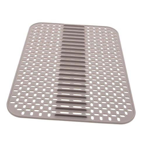 NUOBESTY Isolierpads Spülbeckenmatten Küchenabtropfmatten Für Geschirr Silikon Küchenspülmatte Abtropfmatte Für Küchentheke Küchenthekenmatte Geschirrabtropfmatte Geschirrmatte Kieselgel von NUOBESTY