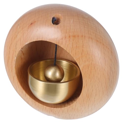 NUOBESTY Japanischer Türgong Holz mit Minimalistischer Einfache Installation Dekorative Türklingel für Geschäft Garten und Zuhause als zur Einweihung von NUOBESTY