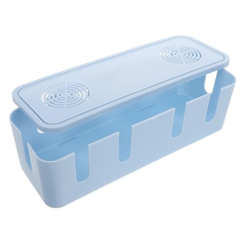 NUOBESTY Kabelbox Für Steckdosenleisten Ladeadapter Und Kabel Organizer-Box Für Kabelmanagement Am Schreibtisch Aufbewahrungsbox Für Kabel von NUOBESTY