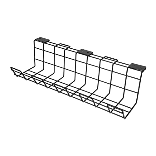 NUOBESTY Kabelmanagement Rack Schreibtisch Praktischer Kabel Organizer aus Robustem für Home Office Einfache Installation zur Aufbewahrung von Ladekabeln und Mehr von NUOBESTY