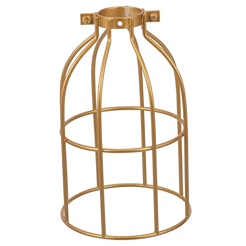 NUOBESTY Käfigförmiger Lampenschirm Eisenkunst Kreativer für Stilvolle Wohnräume Vintage Vogelkäfig Lampenschirm Gold für Wand Boden und Deckenlampen NUOBESTY Käfigförmiger Lampenschirm Eisenkunst Kreativer für Stilvolle Wohnräume Vintage Vogelkäfig Lampenschirm Gold für Wand Boden und Deckenlampen von NUOBESTY