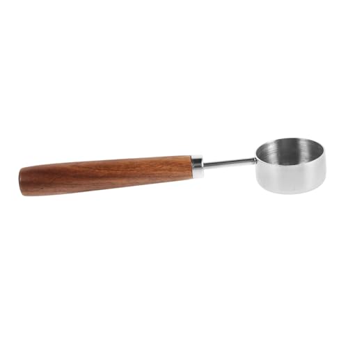 NUOBESTY Kaffeelöffel Walnussholzgriff Messlöffel für Kaffeepulver und Milchpulver Ergonomisches Design Langlebig und Elegant von NUOBESTY