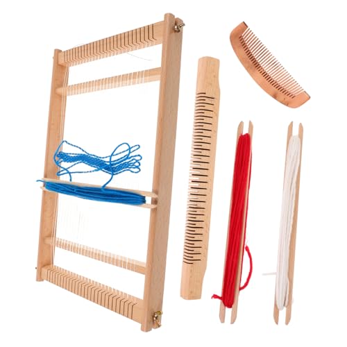 NUOBESTY Kleiner Handwebrahmen Holz für Anfänger und DIY Webgerät für Vielseitige Handwerksprojekte Robust und Benutzerfreundlich NUOBESTY Kleiner Handwebrahmen Holz für Anfänger und DIY Webgerät für Vielseitige Handwerksprojekte Robust und Benutzerfreundlich von NUOBESTY