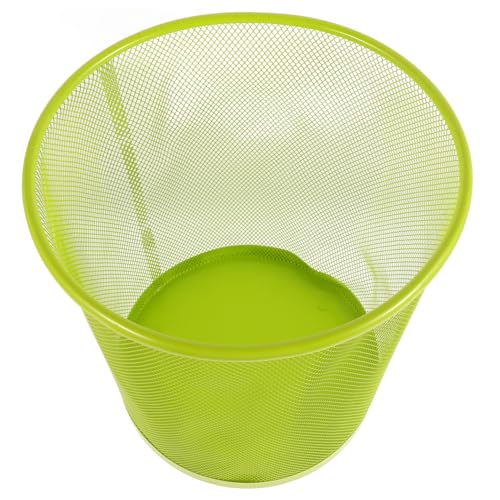 NUOBESTY Kleiner Metall Mülleimer mit Mesh Design Runder Abfallkorb für Badezimmer Schlafzimmer und Büro aus Stabilem Rostfrei Leicht und Stapelbar NUOBESTY Kleiner Metall Mülleimer mit Mesh Design Runder Abfallkorb für Badezimmer Schlafzimmer und Büro aus Stabilem Rostfrei Leicht und Stapelbar von NUOBESTY