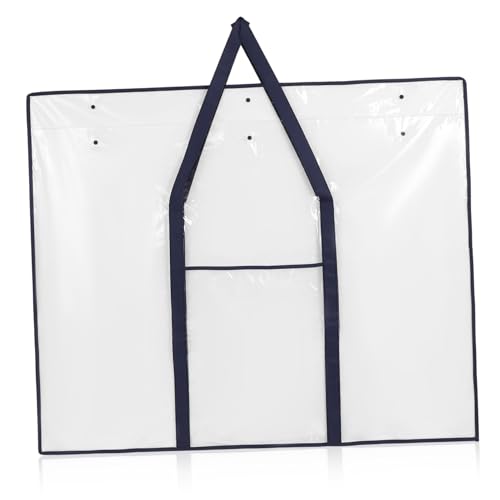 NUOBESTY Große Kunst-Portfolio-Tasche PVC mit Tragegriff Robuste Poster-Aufbewahrungstasche für Zeichnungen Kunstwerke und Malwerkzeuge für Künstler und Schüler NUOBESTY Große Kunst-Portfolio-Tasche PVC mit Tragegriff Robuste Poster-Aufbewahrungstasche für Zeichnungen Kunstwerke und Malwerkzeuge für Künstler und Schüler von NUOBESTY