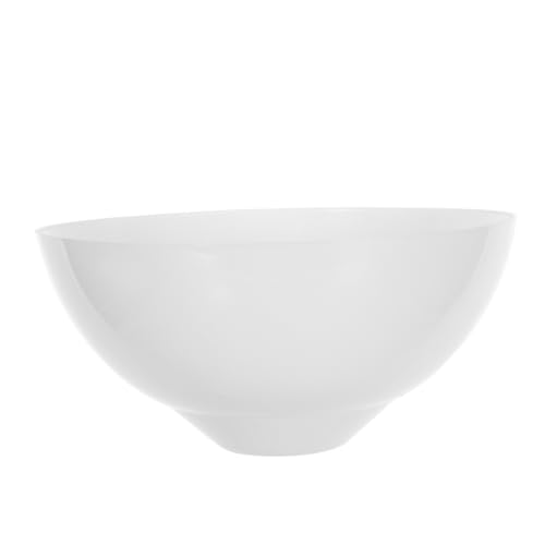 NUOBESTY Kunststoff Lampenschirm Weiß PP Material Leicht Robust Kompatibel für Pendelleuchten Deckenlampen Vintage Lampenabdeckung Gleichmäßige Lichtstreuung Einfach zu Reinigen von NUOBESTY