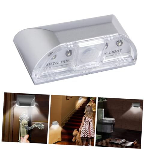 NUOBESTY LED Türschloss Lampe mit Pir Bewegungsmelder Infrarot Sensor Licht für Innen Automatische Keyhole Beleuchtung Silber Batteriebetrieben Einfache Montage für Flur Treppenhaus Küche NUOBESTY LED Türschloss Lampe mit Pir Bewegungsmelder Infrarot Sensor Licht für Innen Automatische Keyhole Beleuchtung Silber Batteriebetrieben Einfache Montage für Flur Treppenhaus Küche von NUOBESTY