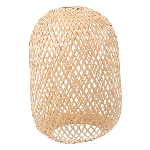 NUOBESTY Lampenabdeckung von Bambus -Kronleuchtern gewebter Pendelleuchtenschirm Bauernhaus Rattan klein Schatten LED lampenschirm Ersatz-Pendelschirme gewebte Lampenabdeckung Bambus weben NUOBESTY Lampenabdeckung von Bambus -Kronleuchtern gewebter Pendelleuchtenschirm Bauernhaus Rattan klein Schatten LED lampenschirm Ersatz-Pendelschirme gewebte Lampenabdeckung Bambus weben von NUOBESTY
