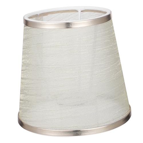 NUOBESTY Lampenschirm Ersatz Lampenschirm aus Transparent Einfaches Design Leicht zu Installieren für Tischlampe Wohnzimmer Schlafzimmer Beleuchtungsschutz von NUOBESTY