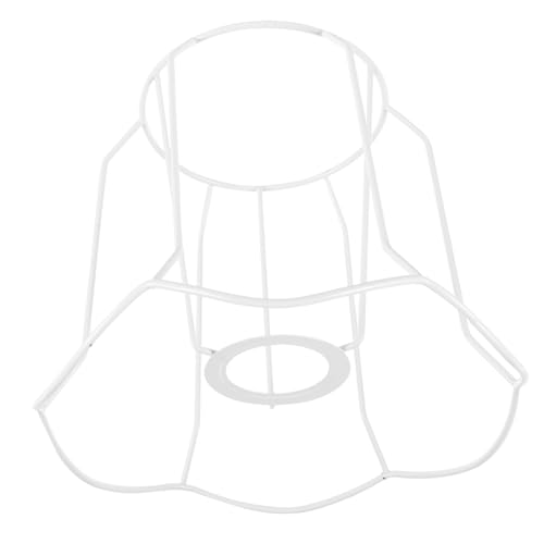 NUOBESTY Lampenschirmhalter aus Robustem Eisen DIY Lampenschirmrahmen zum Bekleben Stabile Lampenschirmhalterung für Deckenleuchte und Stehlampe Geeignet für Zuhause und Hotel Langlebiger von NUOBESTY