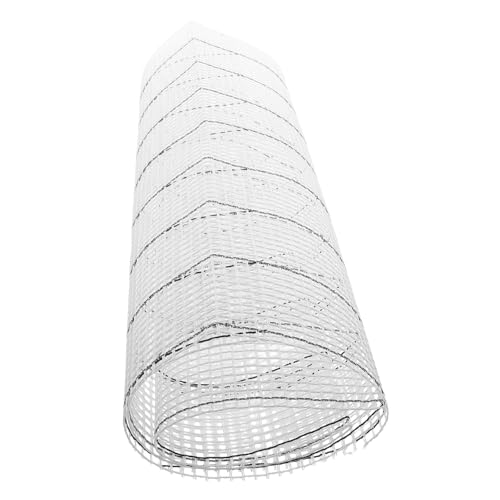 NUOBESTY Leeres Häkelgittertuch Mesh Teppich Haken Häkelteppich Tufting-Trägerstoff Teppich -Strick -Maschentuch Mesh-Leinwand Leinwand Gobelin-Stoff Plastik von NUOBESTY