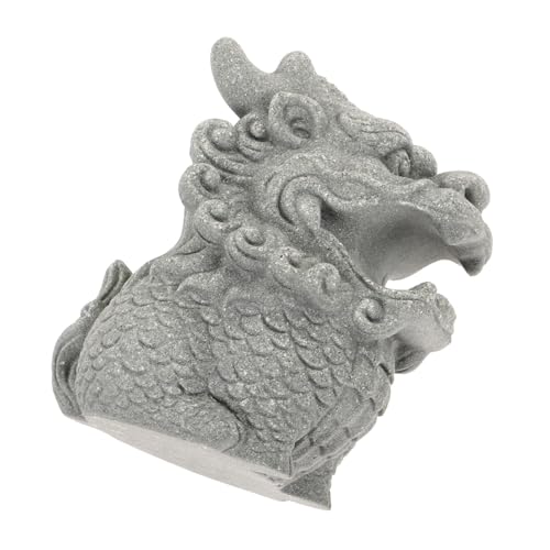 NUOBESTY Löwendekor Steinlöwe Handwerk Tischfigur Raumdekor Löwenschmuck Briefbeschwerer Künstlicher Erntedanklöwe Ornament von NUOBESTY
