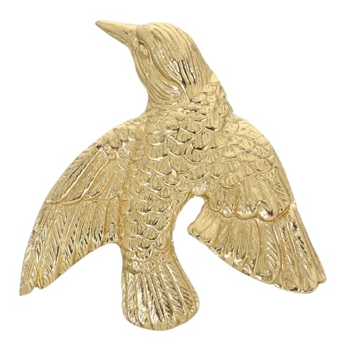 NUOBESTY Massiver Messinggriff Vogelmotiv Vintage Schrankgriff für Küchenschränke Kleiderschränke Kommoden und Nachttische Langlebiger Kratzfester Möbelknauf mit Einzigartigem Tauben von NUOBESTY