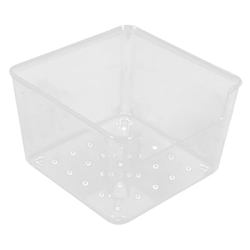 NUOBESTY Notizblockhalter Aufbewahrungsbox für Schreibtisch Transparenter Büro Organizer Kunststoff Multifunktional Robust für Notizen und Bürobedarf von NUOBESTY