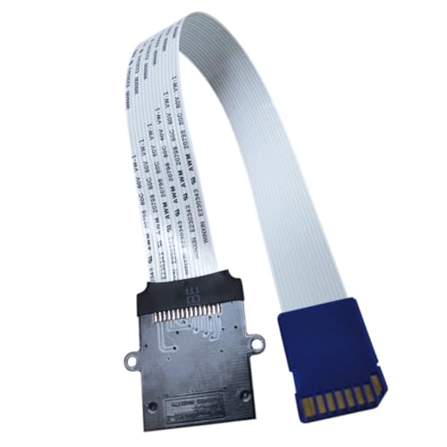NUOBESTY Memory Card Extension Cable Adapter Male To Female mit Umgekehrtem Schraubenloch Stabile Signalübertragung Kompatibel für Drucker Tv Auto und Navigation Einfache Installation NUOBESTY Memory Card Extension Cable Adapter Male To Female mit Umgekehrtem Schraubenloch Stabile Signalübertragung Kompatibel für Drucker Tv Auto und Navigation Einfache Installation von NUOBESTY