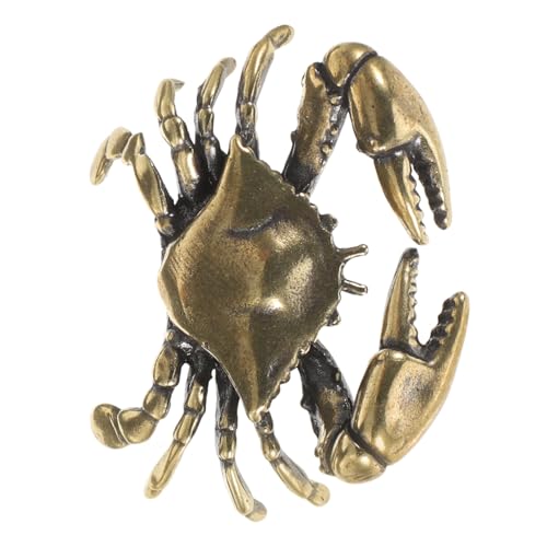 NUOBESTY Messinggriffe Möbel Vintage Krabben Design Stabile Schrankgriffe Kinderzimmer Kommode Griff Nautischer Stil Elegante Metallgriffe Einfach Montage von NUOBESTY