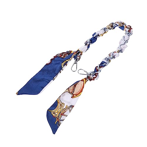 NUOBESTY Metall Handtaschenhenkel mit Seidentuch Schultergurt Handtaschen Ersatzriemen Praktischer Taschenriemen Elegant Strap Handgelenkband für Handtaschen und Clutches NUOBESTY Metall Handtaschenhenkel mit Seidentuch Schultergurt Handtaschen Ersatzriemen Praktischer Taschenriemen Elegant Strap Handgelenkband für Handtaschen und Clutches von NUOBESTY