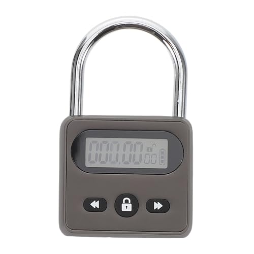 NUOBESTY Metall Timerschloss mit Elektronischem LCD Display USB Wiederaufladbar Flexible Zeitschaltuhr Automatisches Entsperren Vielseitig für Studium und Haushalt Robustes Vorhängeschloss NUOBESTY Metall Timerschloss mit Elektronischem LCD Display USB Wiederaufladbar Flexible Zeitschaltuhr Automatisches Entsperren Vielseitig für Studium und Haushalt Robustes Vorhängeschloss von NUOBESTY