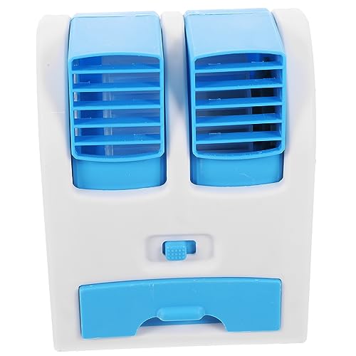 NUOBESTY Mini Tragbarer Luftbefeuchter USB Klimaanlage mit Wasser Kühlfunktion für Home Office Leise und Energieeffizient Verstellbare Luftauslässe Blau NUOBESTY Mini Tragbarer Luftbefeuchter USB Klimaanlage mit Wasser Kühlfunktion für Home Office Leise und Energieeffizient Verstellbare Luftauslässe Blau von NUOBESTY