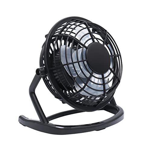 NUOBESTY Mini USB Tischventilator Ultra Leiser Tragbarer für Schreibtisch für Büro und Schlafzimmer USB Betrieben Schwarz von NUOBESTY