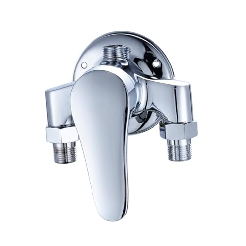 NUOBESTY Mischbatterie Duscharmatur aus Kupfer Wandmontiert für Warm Kaltwasser Dreieck mischventil für Solar duschen Badezimmer Wasserhahn mit Polierter Oberfläche Einfache Installation NUOBESTY Mischbatterie Duscharmatur aus Kupfer Wandmontiert für Warm Kaltwasser Dreieck mischventil für Solar duschen Badezimmer Wasserhahn mit Polierter Oberfläche Einfache Installation von NUOBESTY