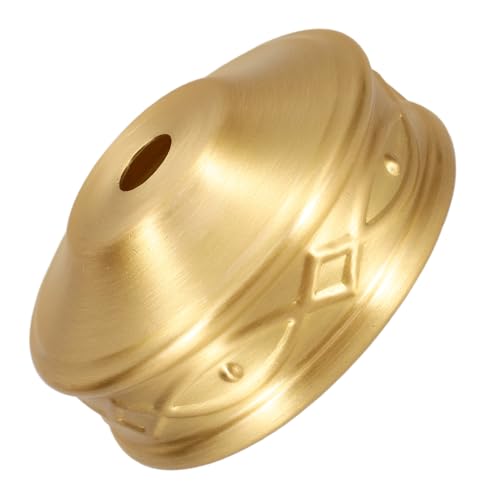 NUOBESTY Modern Runde Kupfer Lampenfassung Lampenknopf Ersatzteil Dekorativer Lampenschirmhalter für Schlafzimmer Wohnzimmer Tischlampe NUOBESTY Modern Runde Kupfer Lampenfassung Lampenknopf Ersatzteil Dekorativer Lampenschirmhalter für Schlafzimmer Wohnzimmer Tischlampe von NUOBESTY