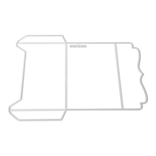 NUOBESTY Multifunktionale Stanzform für Briefumschläge Robuste Schneidevorlage für DIY Scrapbooking Fotoalben und Kartenherstellung Einfach zu Bedienen von NUOBESTY