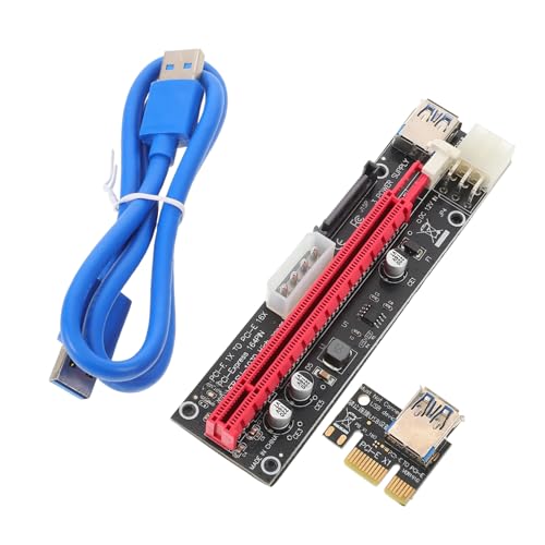 NUOBESTY Pci-e Riser-Karte Zu Verlängerungskabel Für Gpu-Mining Mit Stromkabel Und Led-anzeige Für Stabile Und Schnelle Datenübertragung NUOBESTY Pci-e Riser-Karte Zu Verlängerungskabel Für Gpu-Mining Mit Stromkabel Und Led-anzeige Für Stabile Und Schnelle Datenübertragung von NUOBESTY