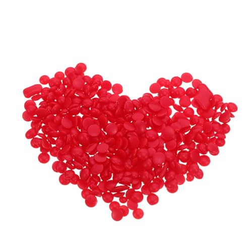 NUOBESTY Präzise Schmuckgießwachsperlen Rot Schmelzbar für Feine Schmuckmodelle Vielseitig Einsetzbar bei Ringen Ohrringen Anhängern Benutzerfreundlich für Anfänger und Profis Beutel DIY von NUOBESTY