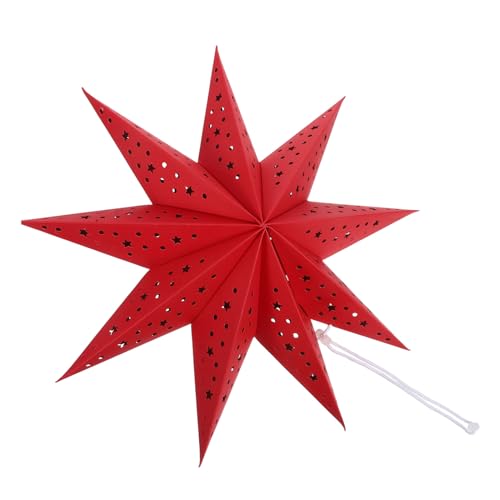 NUOBESTY Punkt Origami Papier Sternlaterne Rot mit Led-lichterkette Hängende Weihnachts Partydeko Vielseitige Faltbare Papierlampenschirm für Hochzeit Geburtstag Festtagsbeleuchtung NUOBESTY Punkt Origami Papier Sternlaterne Rot mit Led-lichterkette Hängende Weihnachts Partydeko Vielseitige Faltbare Papierlampenschirm für Hochzeit Geburtstag Festtagsbeleuchtung von NUOBESTY