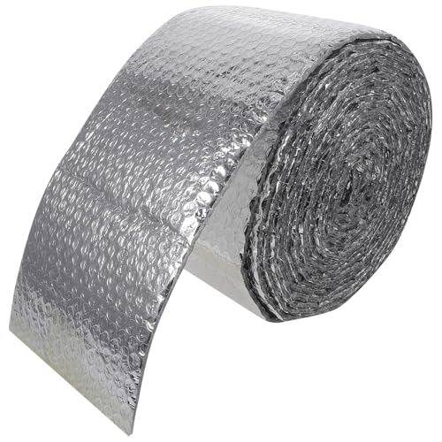 NUOBESTY Reflektierende Isolierfolie mit Doppelblase Fuß Wetterfeste Wärmedämmung für Rohrisolierung Garten Fenster Vielseitige Schutzfolie für Innen Außenbereich von NUOBESTY