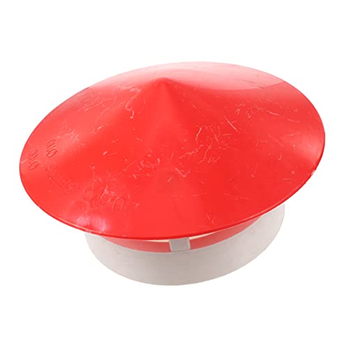 NUOBESTY Regenschutzhaube für Kamin und Lüftung Regenhaube PVC Wetterfester Schutz für Schornsteine Abluft und Ventilatoren Einfache Installation und Hohe Stabilität von NUOBESTY